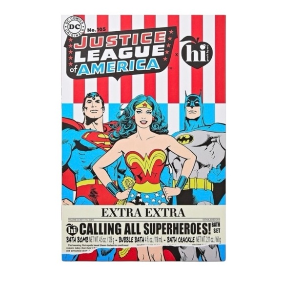 NWT-DC JUSTICE LEAGUE AMERICA-BATH SET - Picture 2 of 4